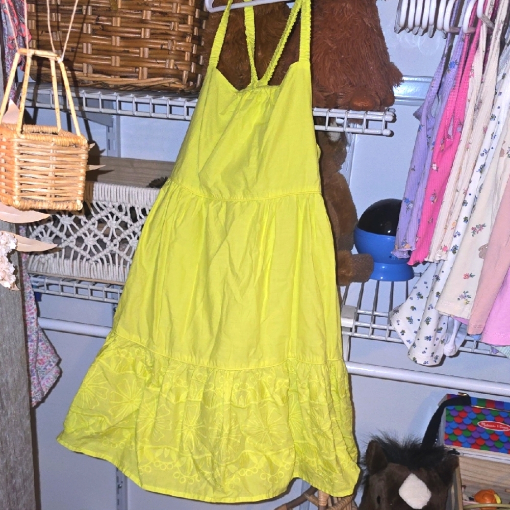 Girls Lime Dress
